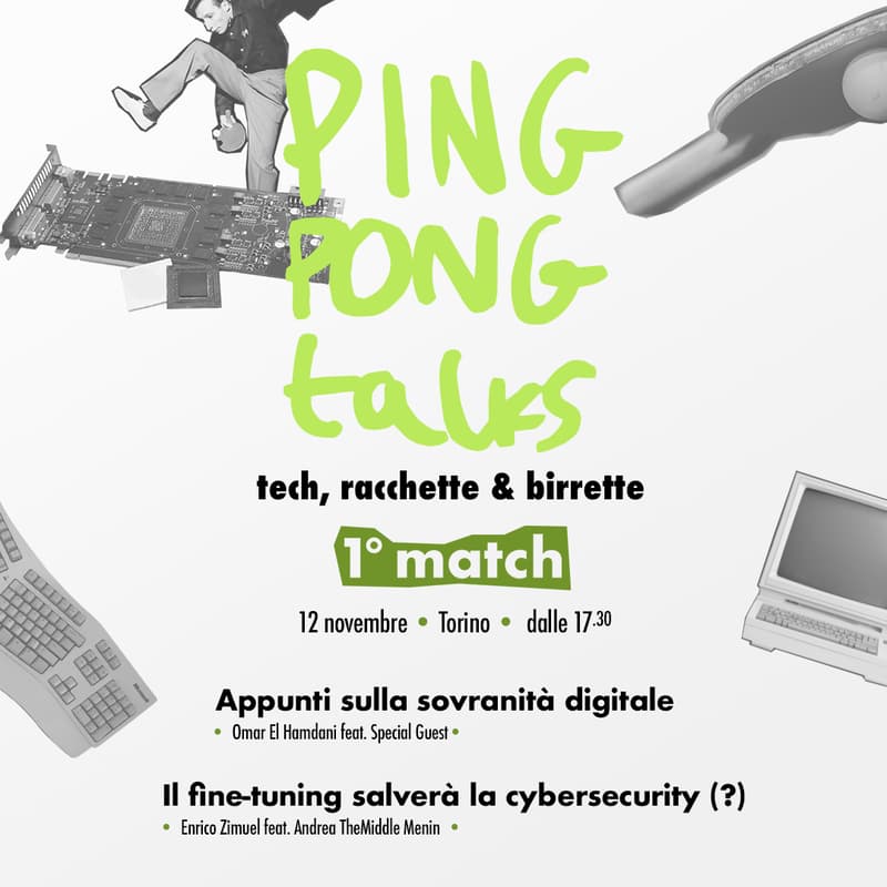 Cover Image for Ping Pong Talks - 1° match