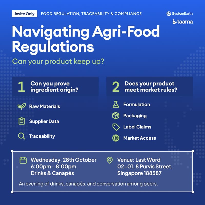 Cover Image for Agri-Trade Night Mixer - Cocktails and Compliance (after Asia Pacific Agri-Food Summit)