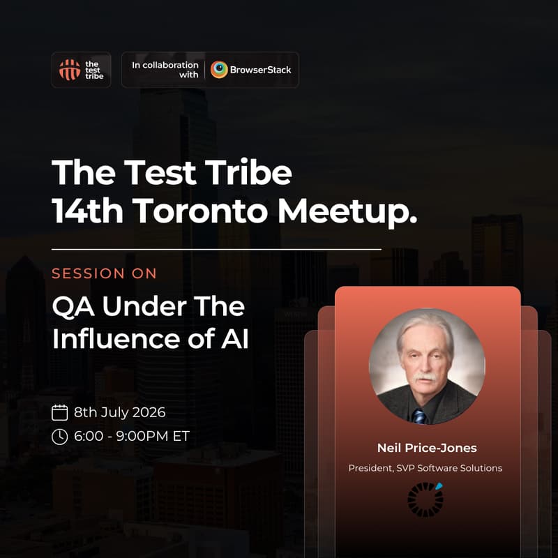 Cover Image for QA Under The Influence of AI | 14th Toronto Meetup