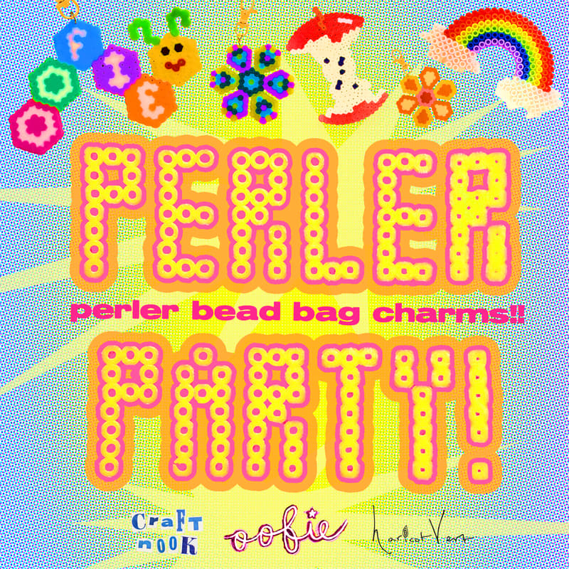 Cover Image for perler bead bag charms w/ @oofiemag