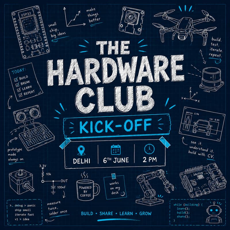 Cover Image for The Hardware Club Kickoff Delhi
