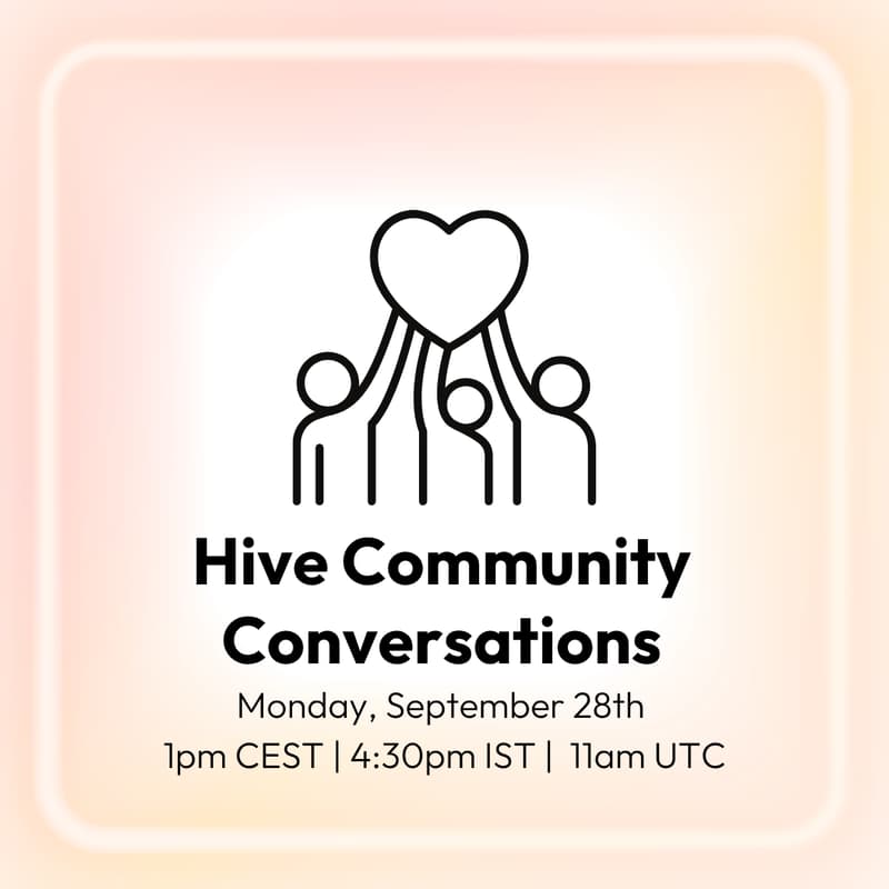 Cover Image for Hive Community Conversations