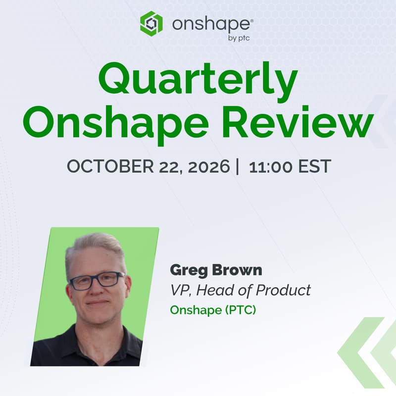 Cover Image for Quarterly Onshape Review