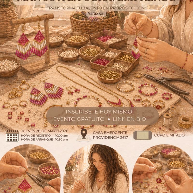 Cover Image for MANOS A LA OBRA EMPRENDE: JOYERÍA MIYUKI
