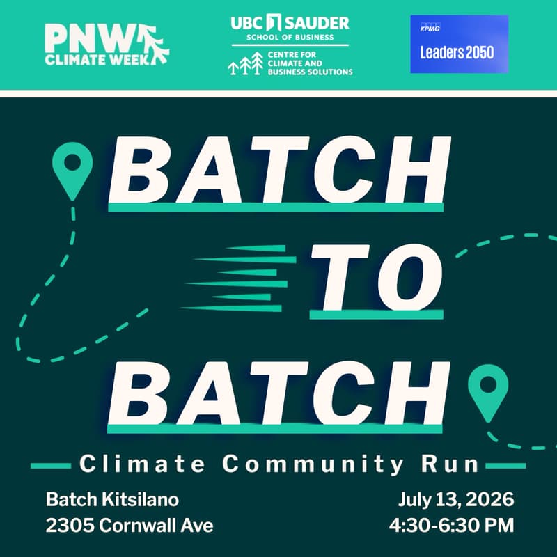 Cover Image for Batch to Batch: Climate Community Run