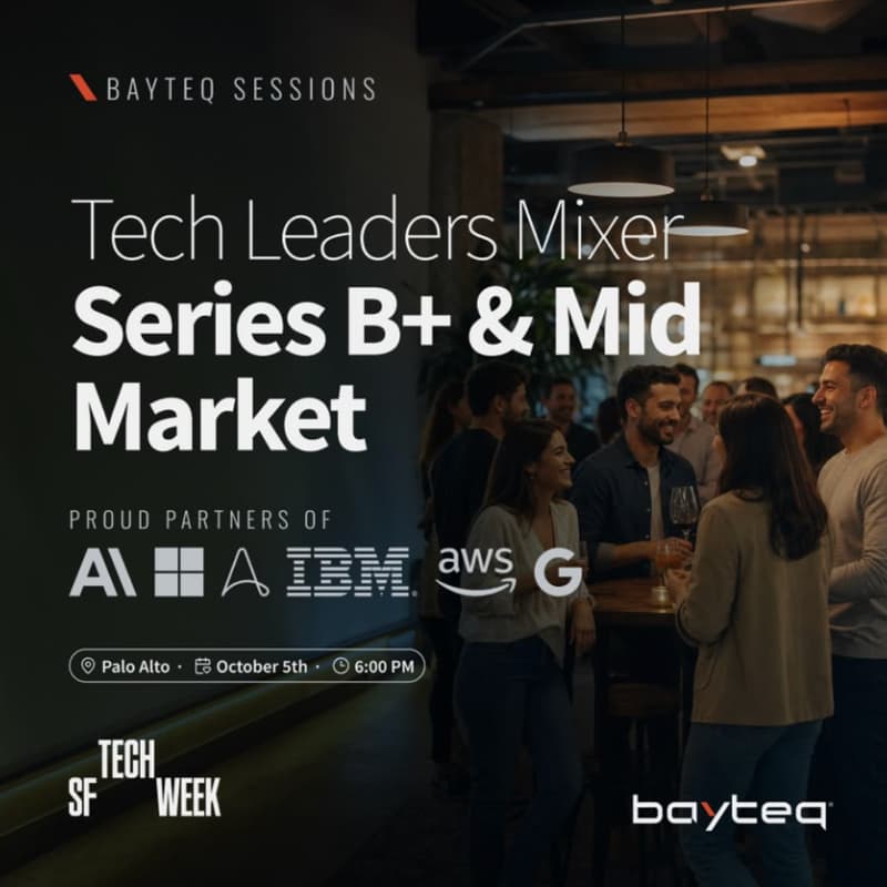 Cover Image for Private Mixer: Engineering, product, talent and procurement tech leaders at Series B+, mid-market and enterprise companies during SFTechWeek