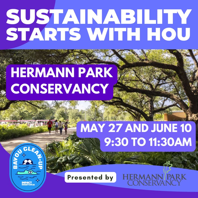 Cover Image for CANCELED - Bayou Clean Up - Hermann Park