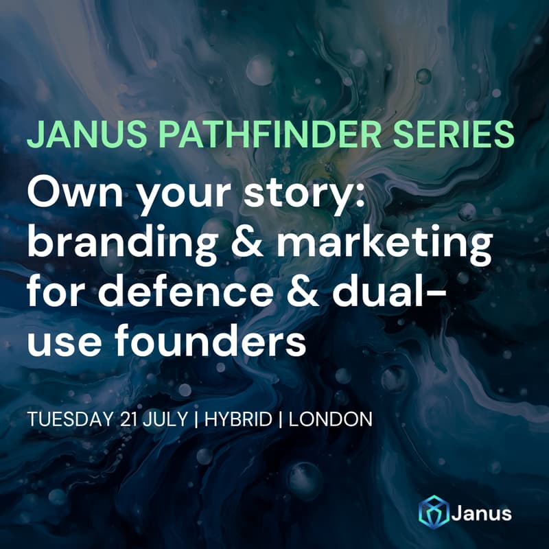 Cover Image for Own your story: branding & marketing for defence & dual-use founders