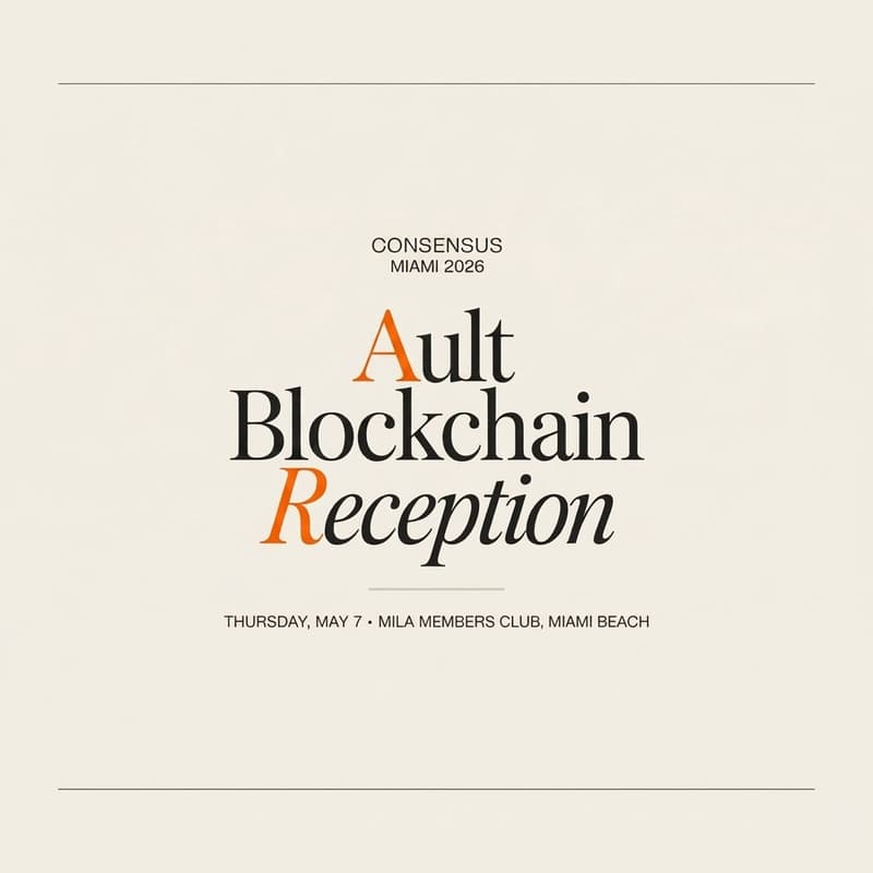 Cover Image for Ault Blockchain Reception · Consensus Miami 2026