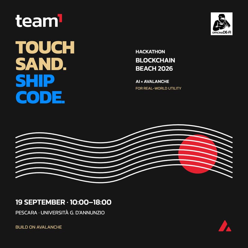 Cover Image for Team1 Hackathon at Blockchain Beach 2026