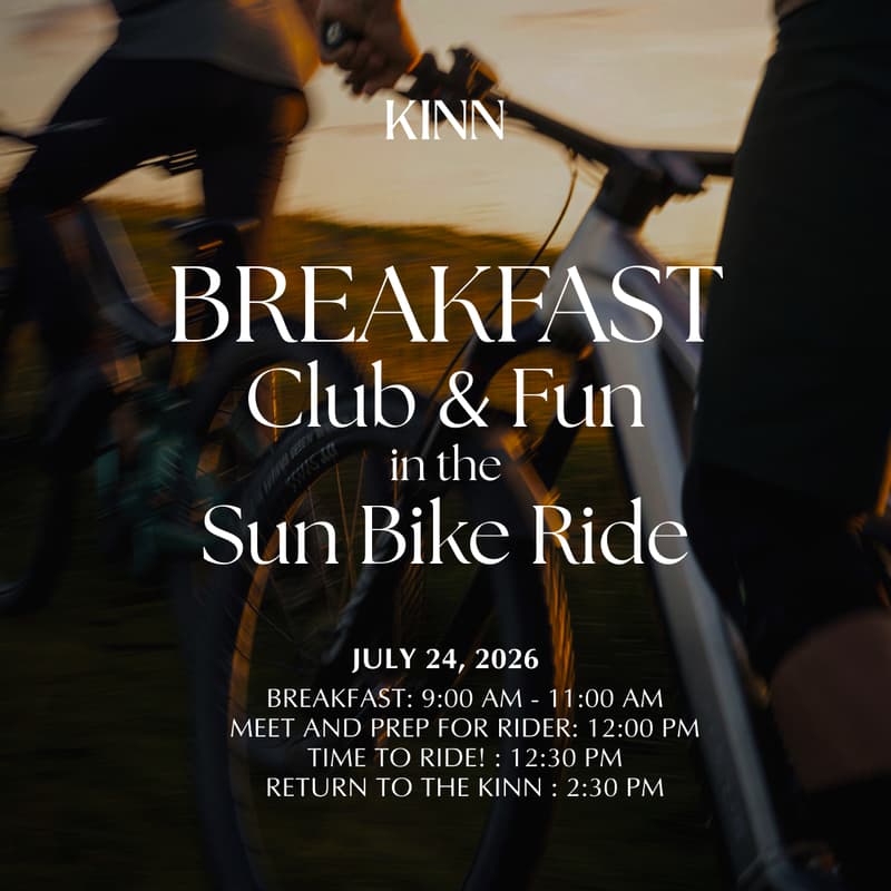Cover Image for Breakfast @ The KINN & Fun In The Sun Bike Ride