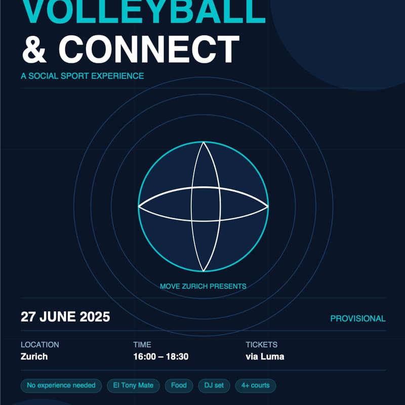 Cover Image for 🏐 VOLLEY & CONNECT - A Social Sport Experience