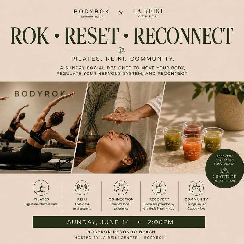 Cover Image for Sunday Social Club: Reformer Pilates + Reiki Reset