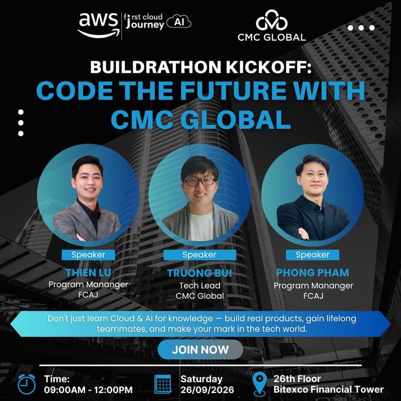 Cover Image for Buildrathon Kickoff: Code the Future with CMC Global