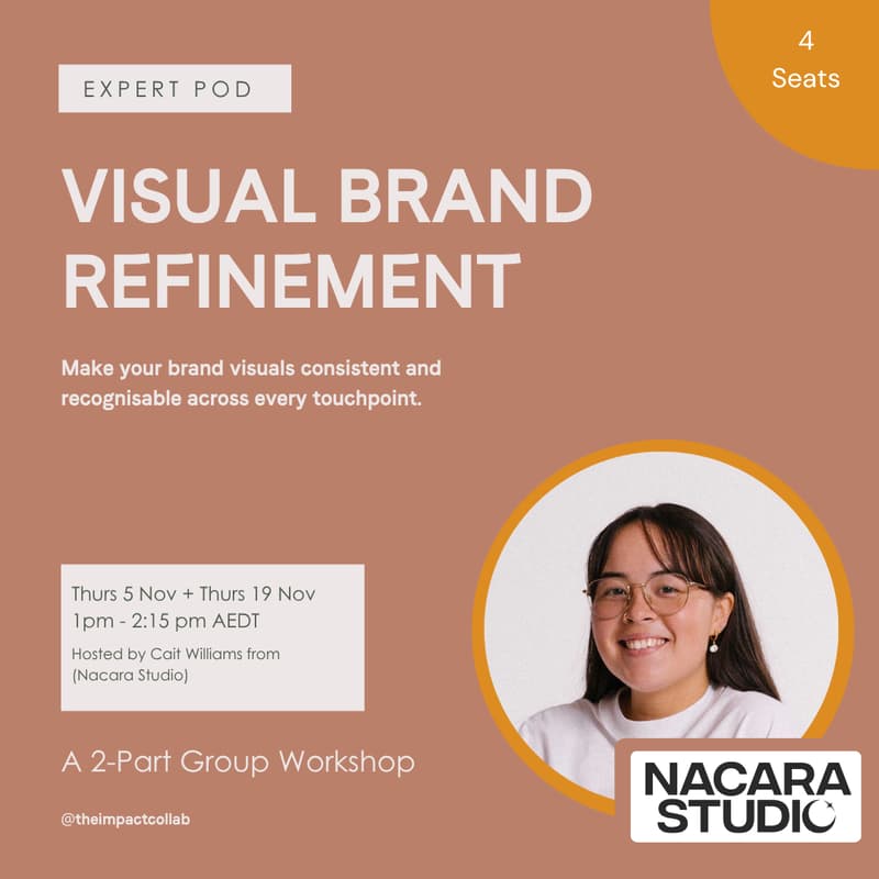 Cover Image for Visual Brand Refinement Expert Pod — with Cait Williams from Nacara Studio