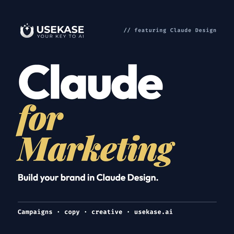 Cover Image for Claude for Marketing: Build Your Brand in Claude Design