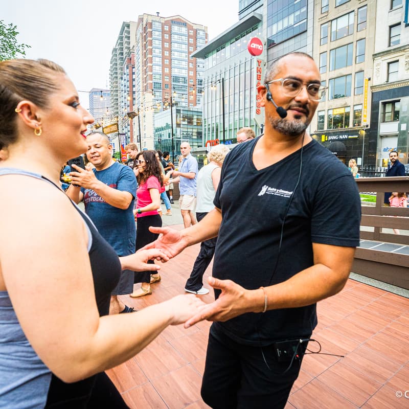 Cover Image for Salsa Dancing at The Grove at Lawn on D Presented by Salsa y Control