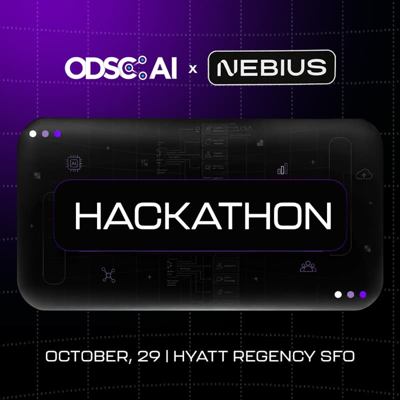 Cover Image for ODSC AI x NEBIUS | Hackathon