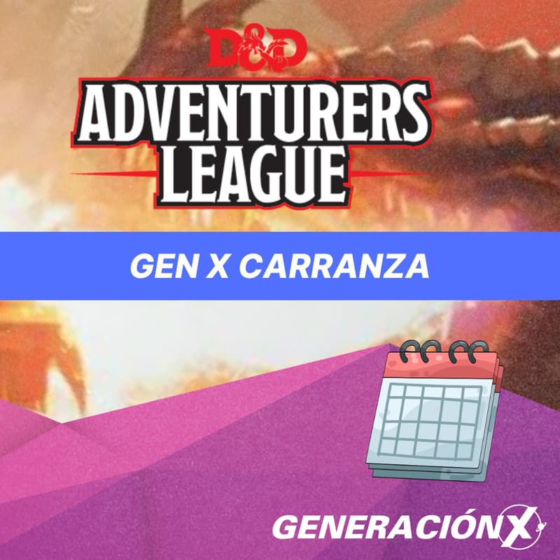 Cover Image for [GenX Carranza] Liga Aventureros D&D 3 mesas