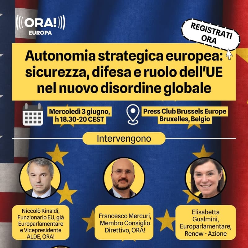 Cover Image for Autonomia strategica europea: sicurezza, difesa e ruolo dell'UE nel nuovo disordine globale