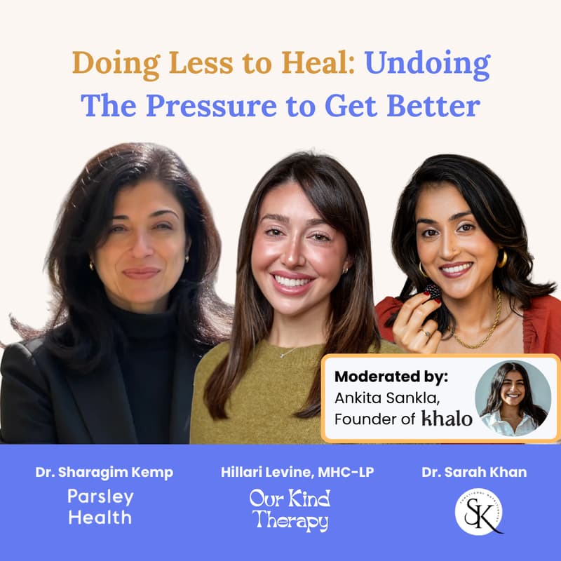 Cover Image for Doing Less to Heal: Undoing The Pressure to Get Better