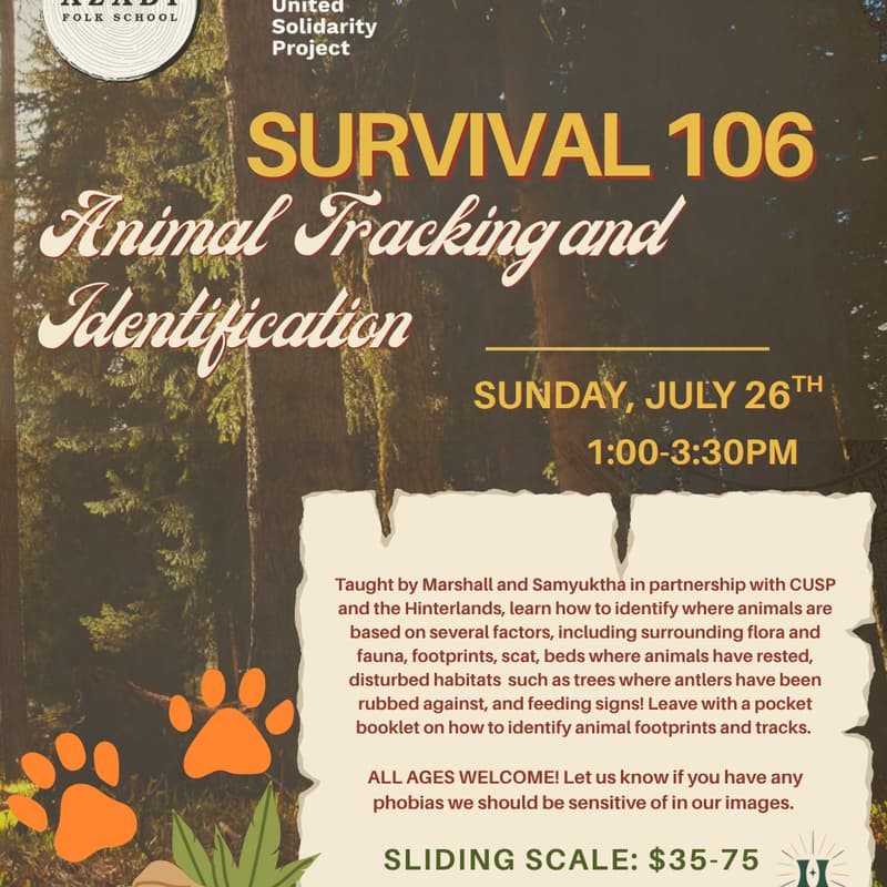 Cover Image for Survival 106: Animal Tracking and Identification