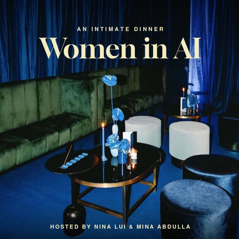 Cover Image for ✨Intimate Dinner: Women in AI✨