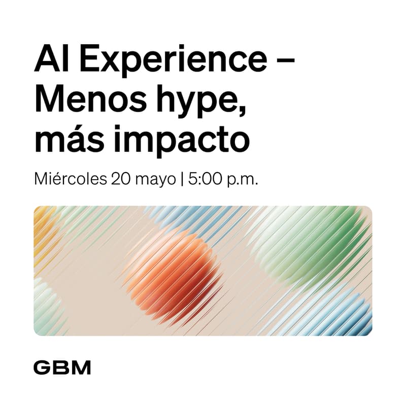 Cover Image for AI Experience – Menos hype, más impacto