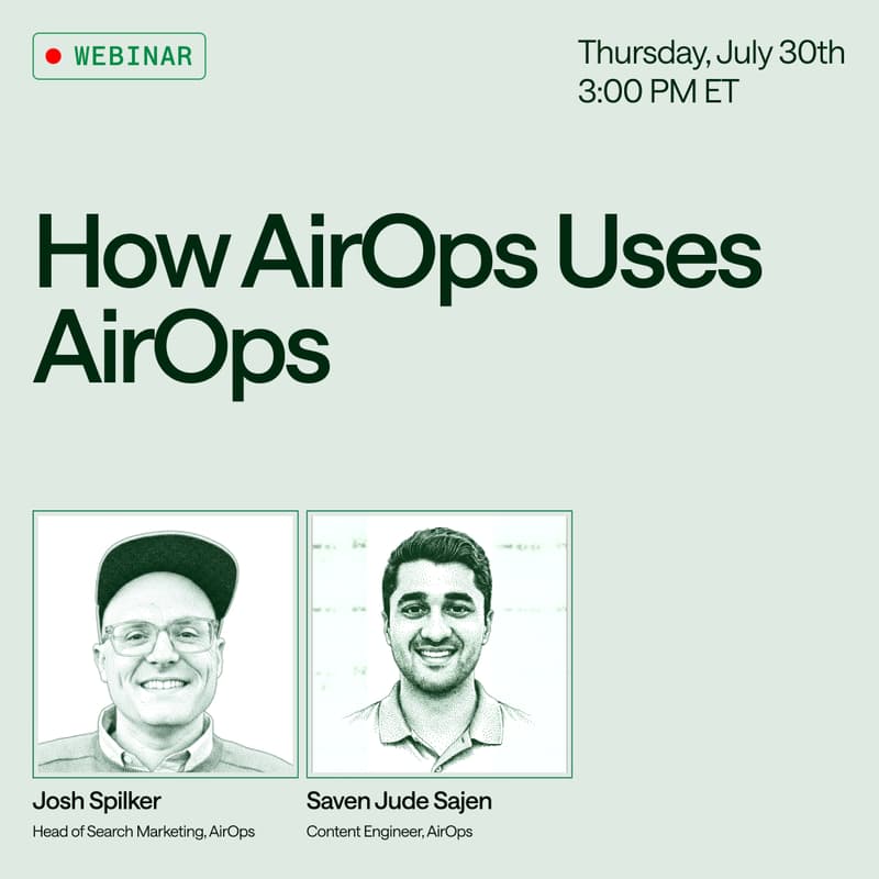 Cover Image for How AirOps Uses AirOps
