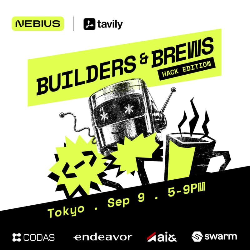 Builders & Brews: Tokyo AI Meetup 🗼☕️💻のカバー画像