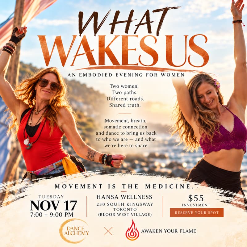 Cover Image for What Wakes Us: An Embodiment Evening for Women