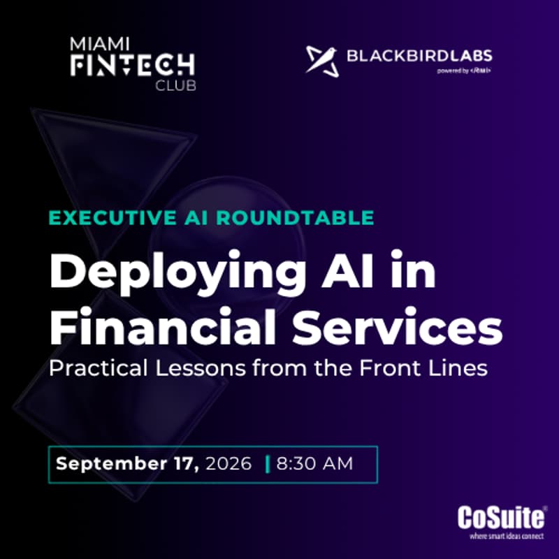 Cover Image for Executive Breakfast: Deploying AI in Financial Services