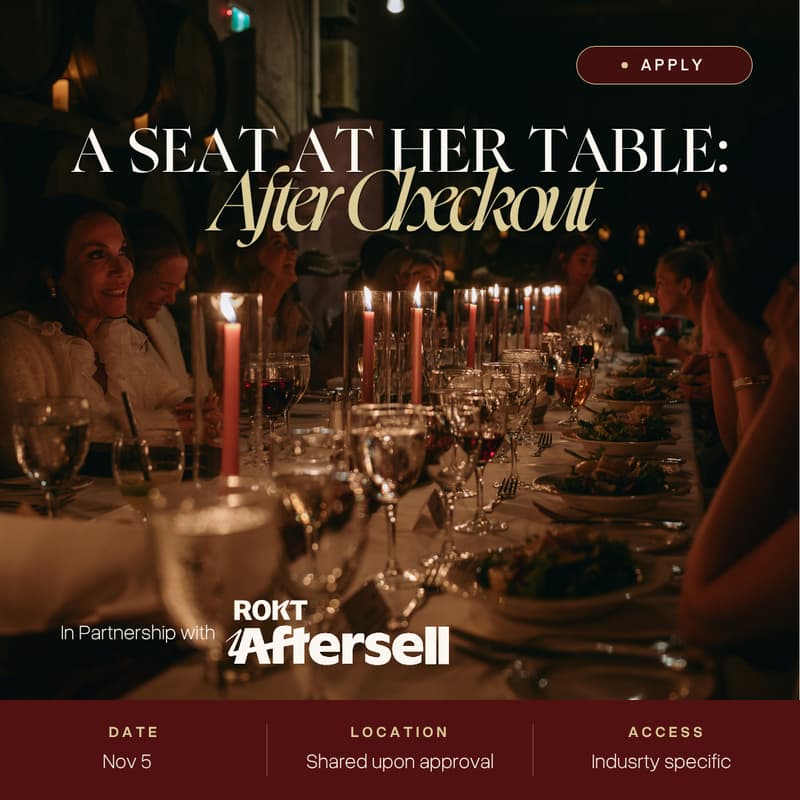 Cover Image for A Seat at HER Table: After Checkout with Aftersell