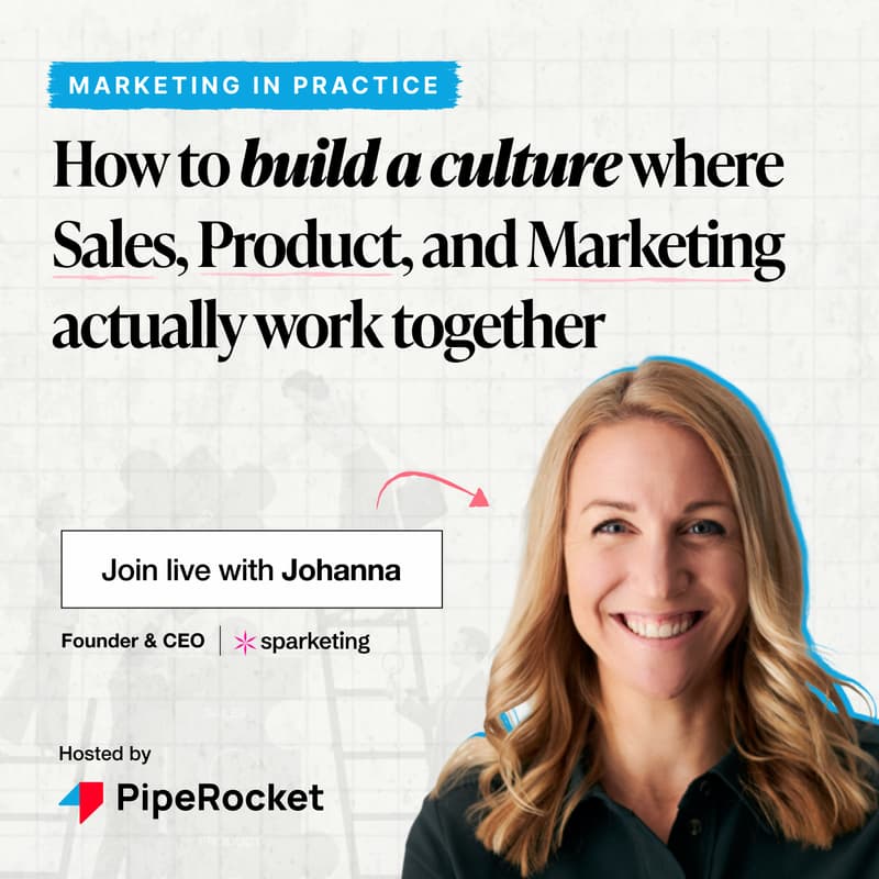 Cover Image for How to build a culture where Sales, Product, and Marketing actually work together.