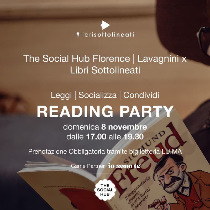 Cover Image for Reading Party Firenze: domenica 08 novembre