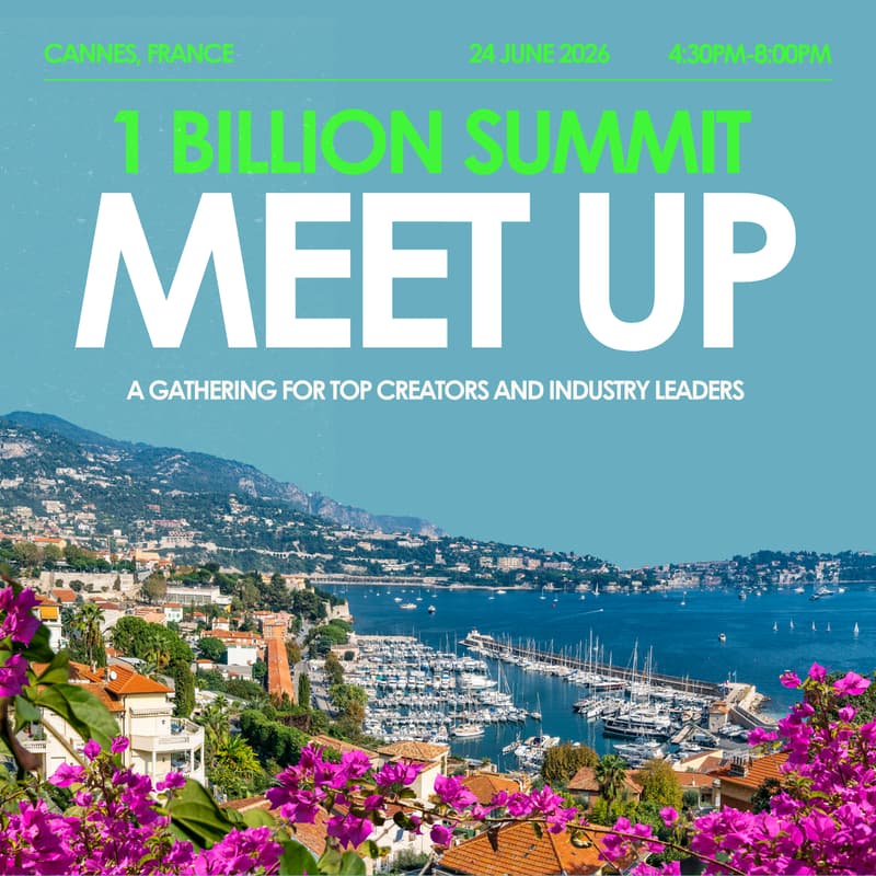 Cover Image for 1 Billion Summit Meet Up at Cannes