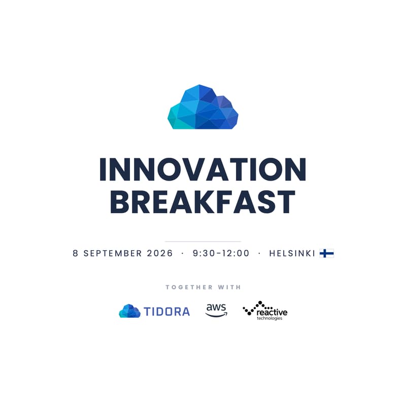 Cover Image for AWS Innovation Breakfast by TIDORA · Helsinki