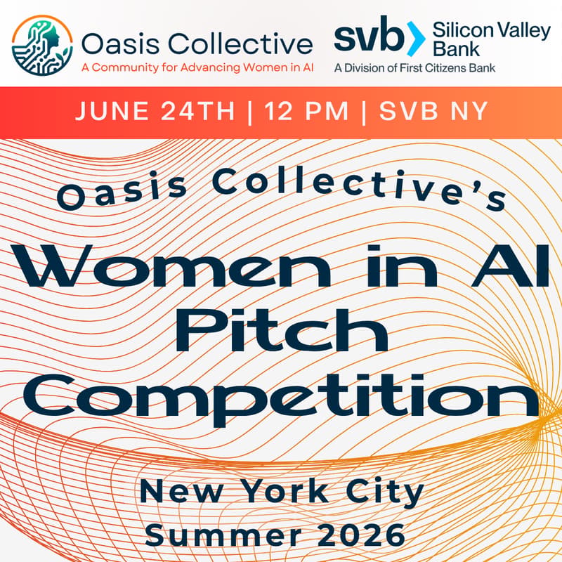 Cover Image for The Women in AI Pitch Competition: NY Summer '26