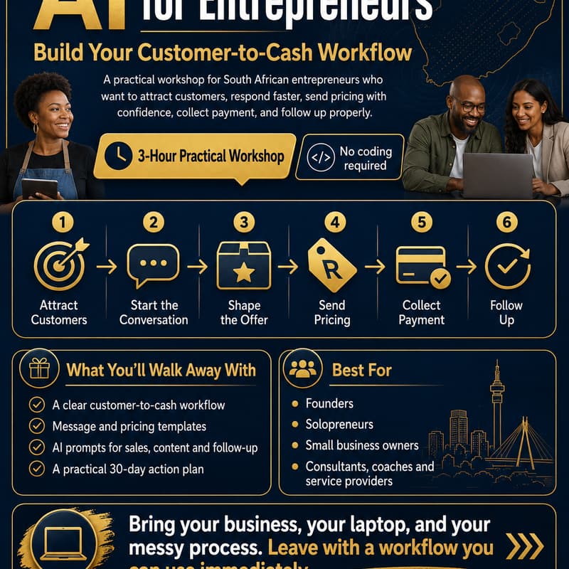 Cover Image for AI for Entrepreneurs: Build Your Customer-to-Cash Workflow