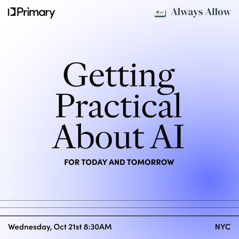 Cover Image for Getting Practical about AI for Today & Tomorrow