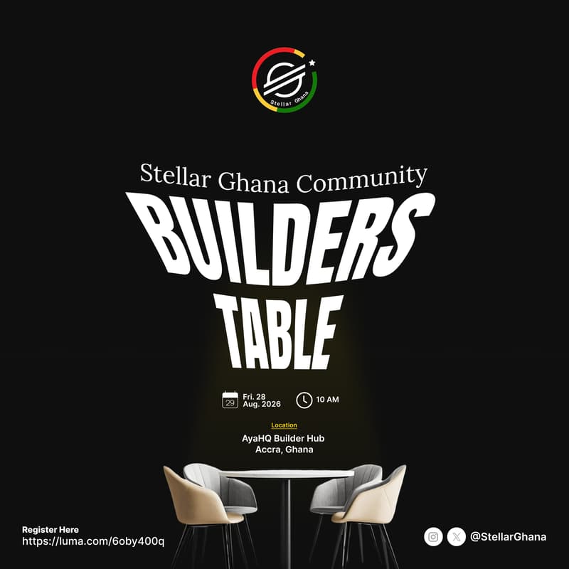 Cover Image for Stellar Ghana Community Builders Table