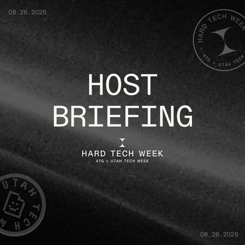 Cover Image for Hard Tech Week Host Briefing