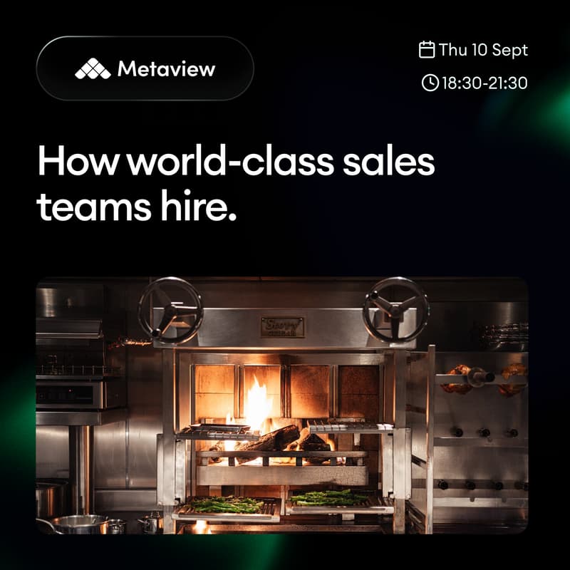 Cover Image for A private dinner with world-class sales leaders in London.