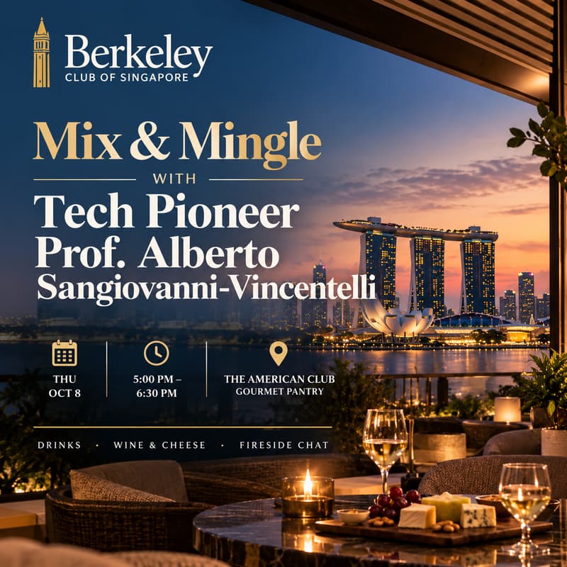 Cover Image for Mix & Mingle with Tech Pioneer Prof. Alberto Sangiovanni-Vincentelli