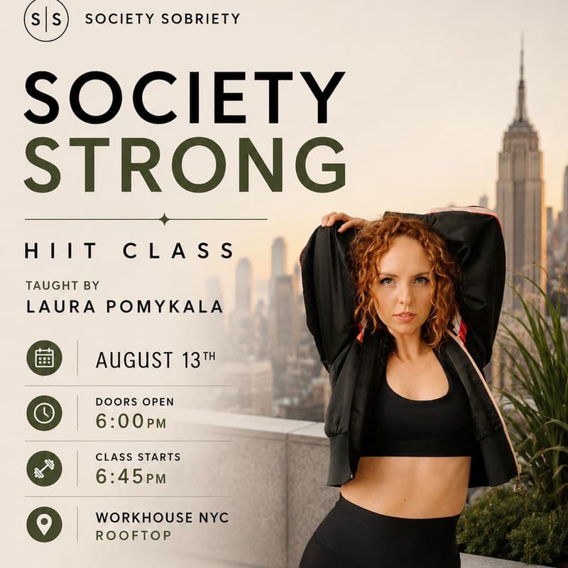 Cover Image for Society Strong HIIT Class + Social