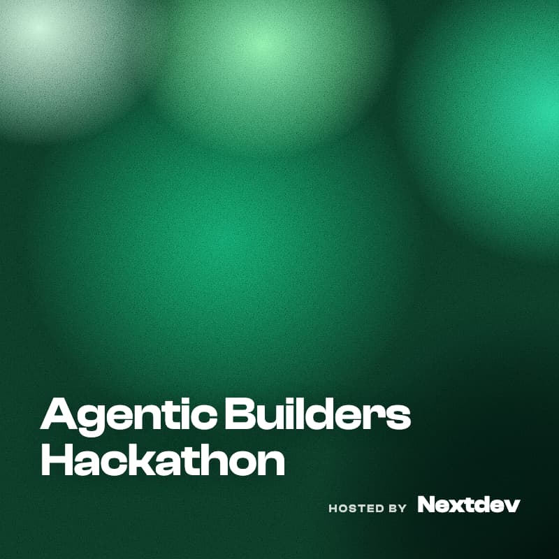 Cover Image for Agentic Builders Hackathon