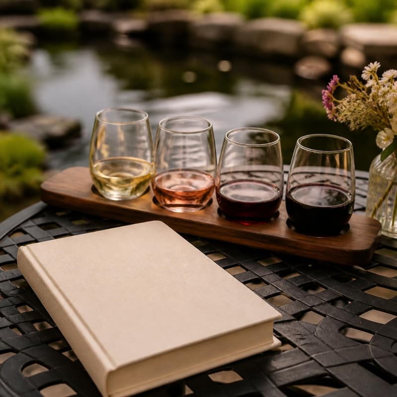 Cover Image for Pages by the Pond: reading & wine tasting