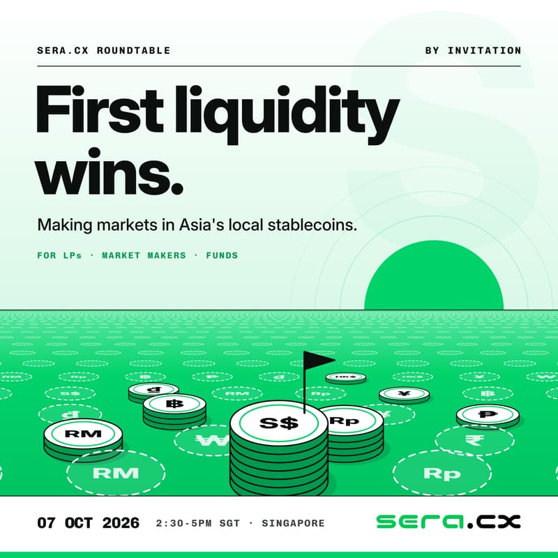 Cover Image for First Liquidity Wins: Making Markets in Asia's Local Stablecoins with Sera.cx