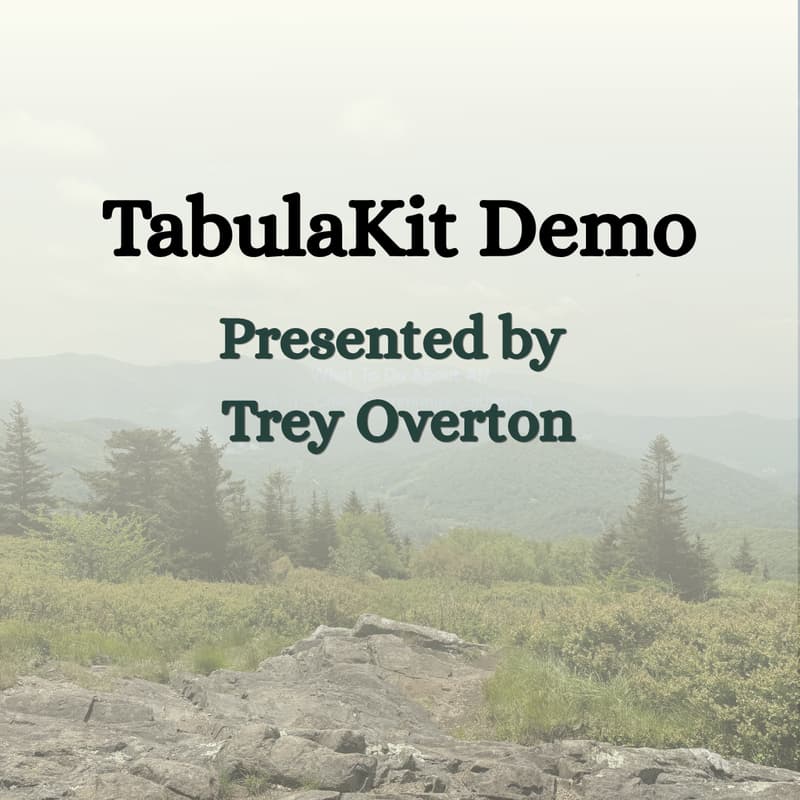 Cover Image for TabulaKit Demo