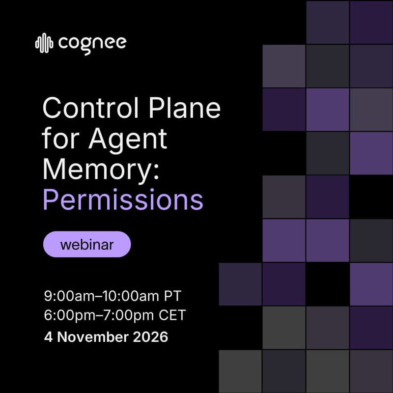 Cover Image for Control Plane for Agent Memory - Permissions